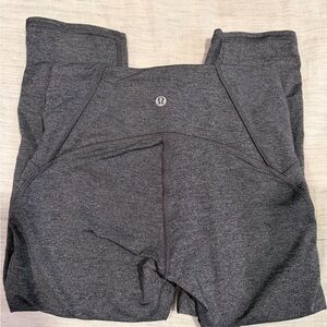 Lululemon Athletica Gray Cropped Leggings